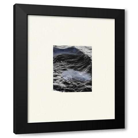 The Calm Cove III Black Modern Wood Framed Art Print with Double Matting by Wang, Melissa
