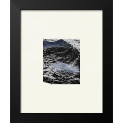 The Calm Cove III Black Modern Wood Framed Art Print by Wang, Melissa