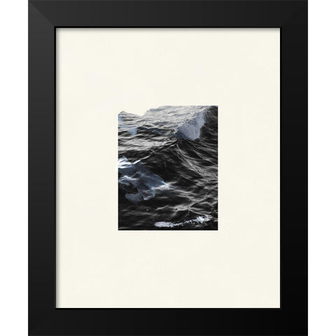 The Calm Cove IV Black Modern Wood Framed Art Print by Wang, Melissa