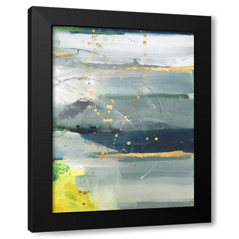 Coming Ashore II Black Modern Wood Framed Art Print by Combs, Joyce