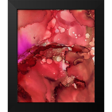 Happy Energy I Black Modern Wood Framed Art Print by Combs, Joyce