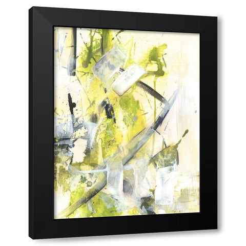 Exciting Times I Black Modern Wood Framed Art Print with Double Matting by Combs, Joyce