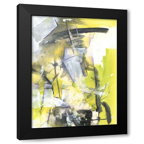 Exciting Times III Black Modern Wood Framed Art Print by Combs, Joyce