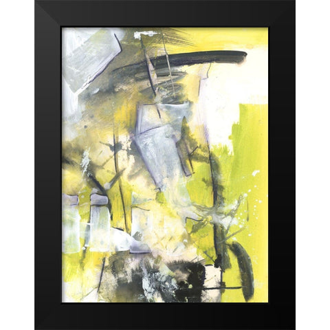 Exciting Times III Black Modern Wood Framed Art Print by Combs, Joyce