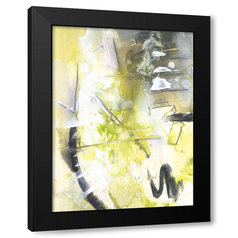 Exciting Times IV Black Modern Wood Framed Art Print by Combs, Joyce