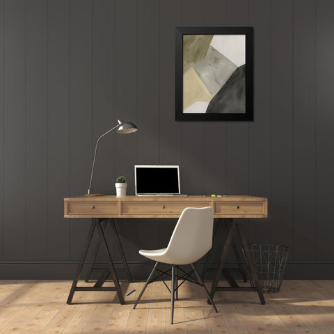 Tectonic Shift I Black Modern Wood Framed Art Print by Popp, Grace