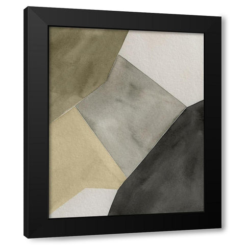 Tectonic Shift I Black Modern Wood Framed Art Print with Double Matting by Popp, Grace