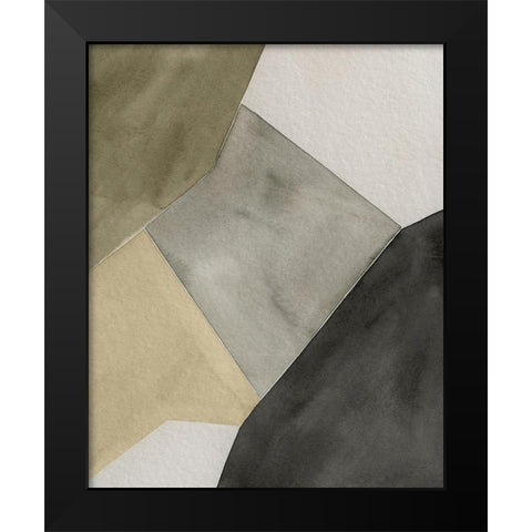 Tectonic Shift I Black Modern Wood Framed Art Print by Popp, Grace