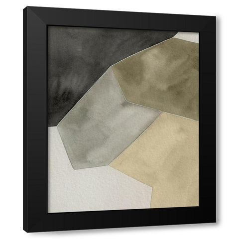 Tectonic Shift II Black Modern Wood Framed Art Print by Popp, Grace