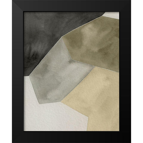 Tectonic Shift II Black Modern Wood Framed Art Print by Popp, Grace
