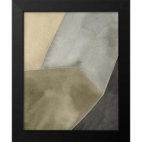 Tectonic Shift IV Black Modern Wood Framed Art Print by Popp, Grace