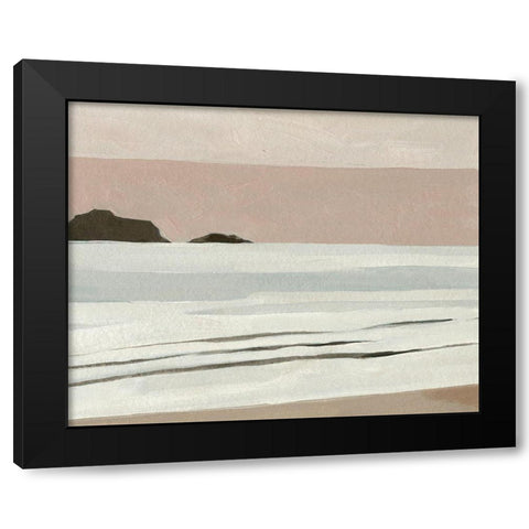 Muted Tonal Horizon I Black Modern Wood Framed Art Print by Caroline, Emma