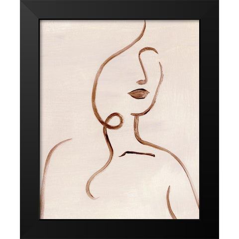 Femme Sketch II Black Modern Wood Framed Art Print by Popp, Grace