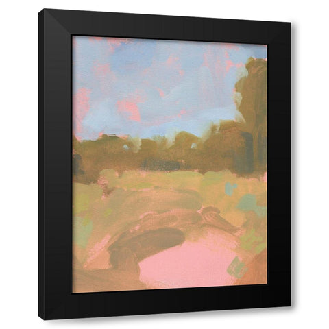 Claudias Place II Black Modern Wood Framed Art Print by Green, Jacob