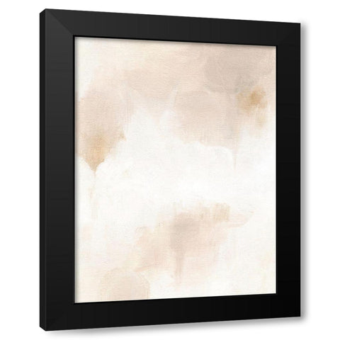 Neutral Glow II Black Modern Wood Framed Art Print by Caroline, Emma