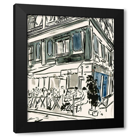 Aucoin de Larue I Black Modern Wood Framed Art Print with Double Matting by Wang, Melissa