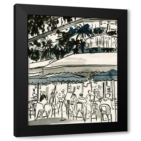 Aucoin de Larue II Black Modern Wood Framed Art Print with Double Matting by Wang, Melissa