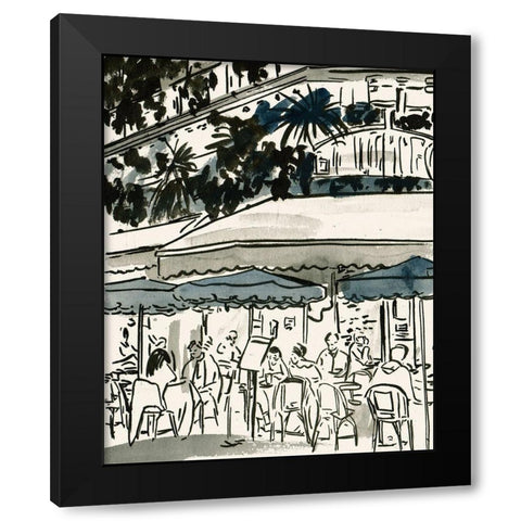 Aucoin de Larue II Black Modern Wood Framed Art Print by Wang, Melissa