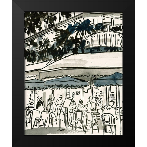 Aucoin de Larue II Black Modern Wood Framed Art Print by Wang, Melissa