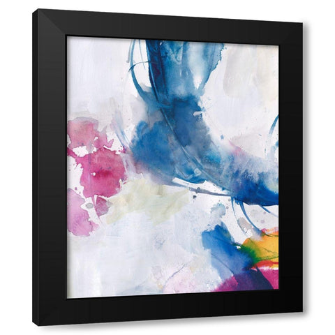 Treading Softly I Black Modern Wood Framed Art Print with Double Matting by Combs, Joyce