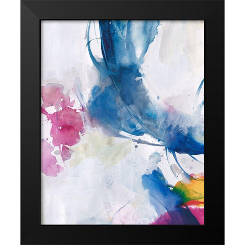 Treading Softly I Black Modern Wood Framed Art Print by Combs, Joyce