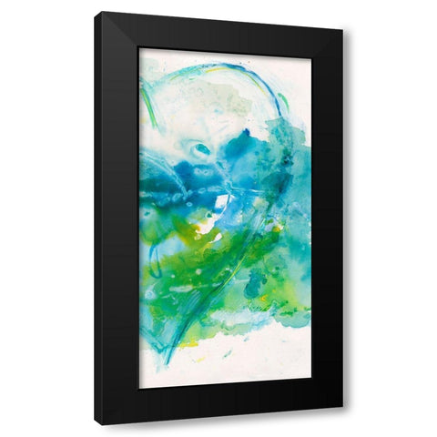 Broken Heart II Black Modern Wood Framed Art Print by Combs, Joyce
