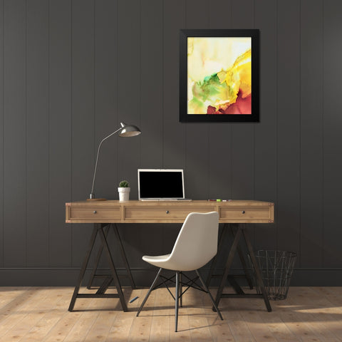 Closeness II Black Modern Wood Framed Art Print by Combs, Joyce