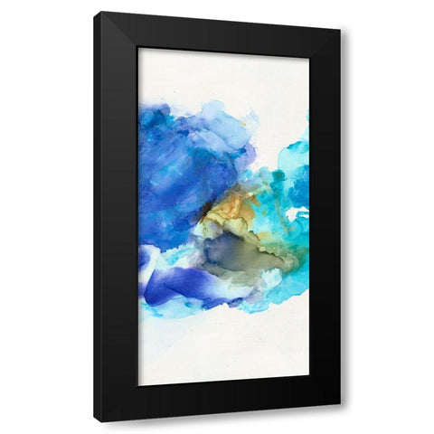 Waterscape II Black Modern Wood Framed Art Print by Combs, Joyce