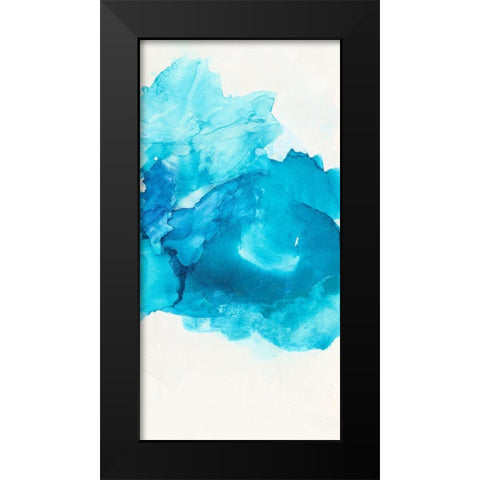 Waterscape III Black Modern Wood Framed Art Print by Combs, Joyce