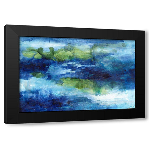 Drift I Black Modern Wood Framed Art Print by Combs, Joyce