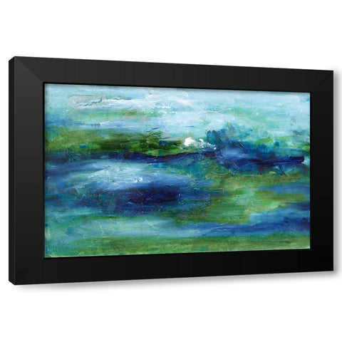 Drift II Black Modern Wood Framed Art Print by Combs, Joyce
