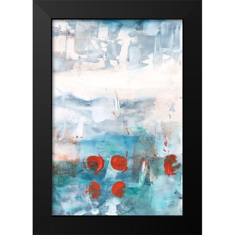Connect the Pieces II Black Modern Wood Framed Art Print by Harper, Ethan