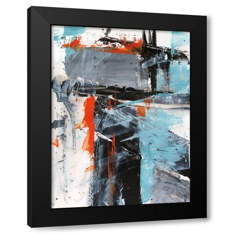 Missed Connection II Black Modern Wood Framed Art Print with Double Matting by Harper, Ethan
