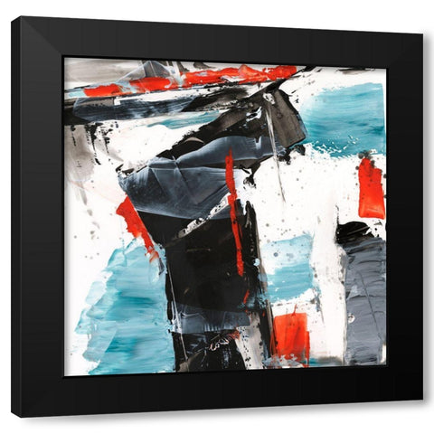 Missed Connection III Black Modern Wood Framed Art Print with Double Matting by Harper, Ethan