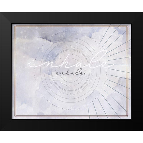 Mystic Escape II Black Modern Wood Framed Art Print by Parker, Jennifer Paxton