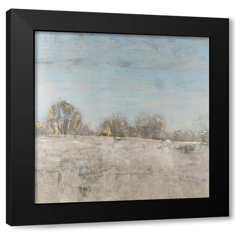 Pale Blue Sky II Black Modern Wood Framed Art Print with Double Matting by OToole, Tim