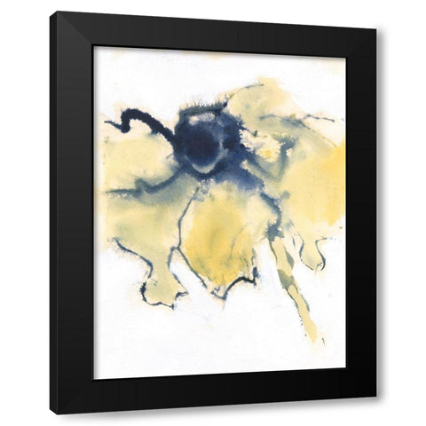 Blooms Taking Flight I Black Modern Wood Framed Art Print with Double Matting by Combs, Joyce