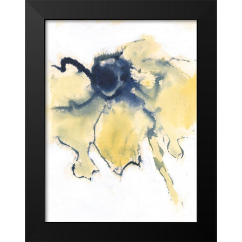Blooms Taking Flight I Black Modern Wood Framed Art Print by Combs, Joyce