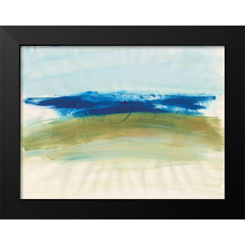 Mirages I Black Modern Wood Framed Art Print by Combs, Joyce
