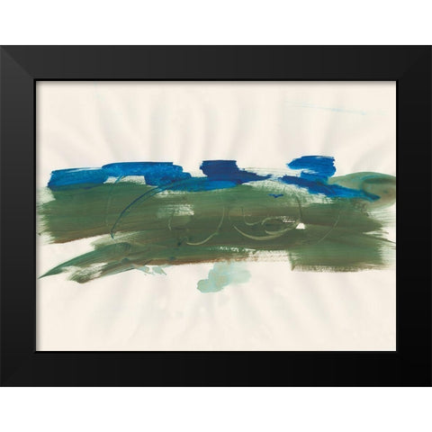 Mirages II Black Modern Wood Framed Art Print by Combs, Joyce