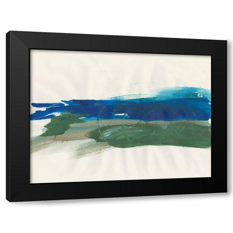 Mirages III Black Modern Wood Framed Art Print by Combs, Joyce