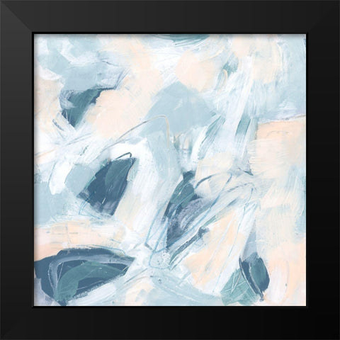 Candy Swirl II Black Modern Wood Framed Art Print by Vess, June Erica