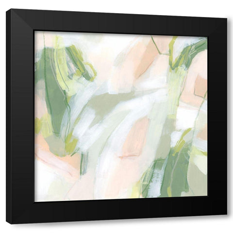 Spring Sweep I Black Modern Wood Framed Art Print with Double Matting by Vess, June Erica
