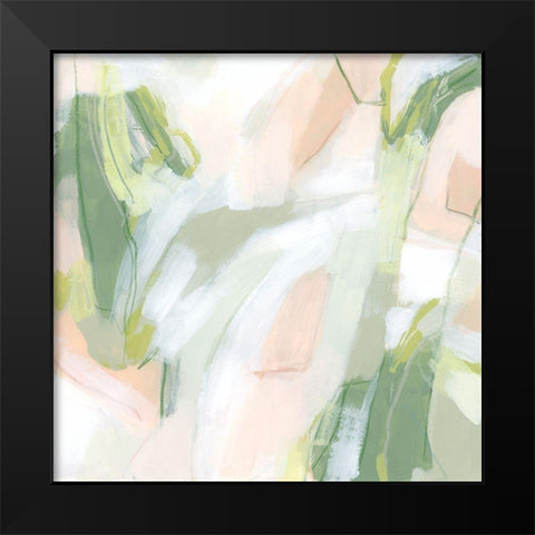 Spring Sweep I Black Modern Wood Framed Art Print by Vess, June Erica