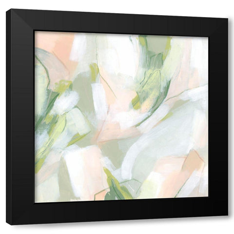 Spring Sweep II Black Modern Wood Framed Art Print with Double Matting by Vess, June Erica