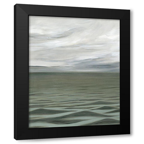 Overcasting I Black Modern Wood Framed Art Print with Double Matting by Popp, Grace