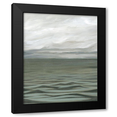 Overcasting II Black Modern Wood Framed Art Print with Double Matting by Popp, Grace