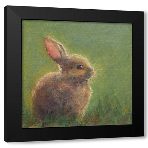 Winston Black Modern Wood Framed Art Print by Wendling, Marilyn