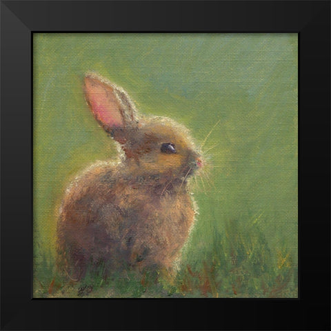 Winston Black Modern Wood Framed Art Print by Wendling, Marilyn