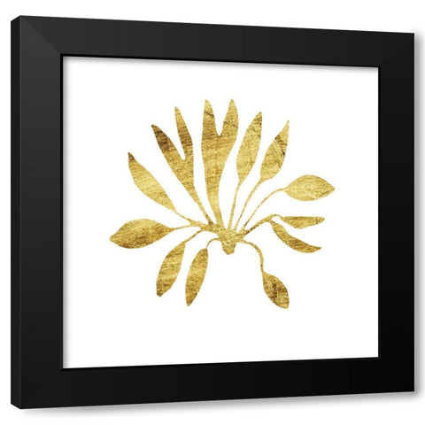 Gilded Silhouette IV Black Modern Wood Framed Art Print with Double Matting by Vision Studio